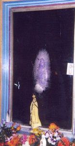 Virgin Mary image in Wollaston Lake